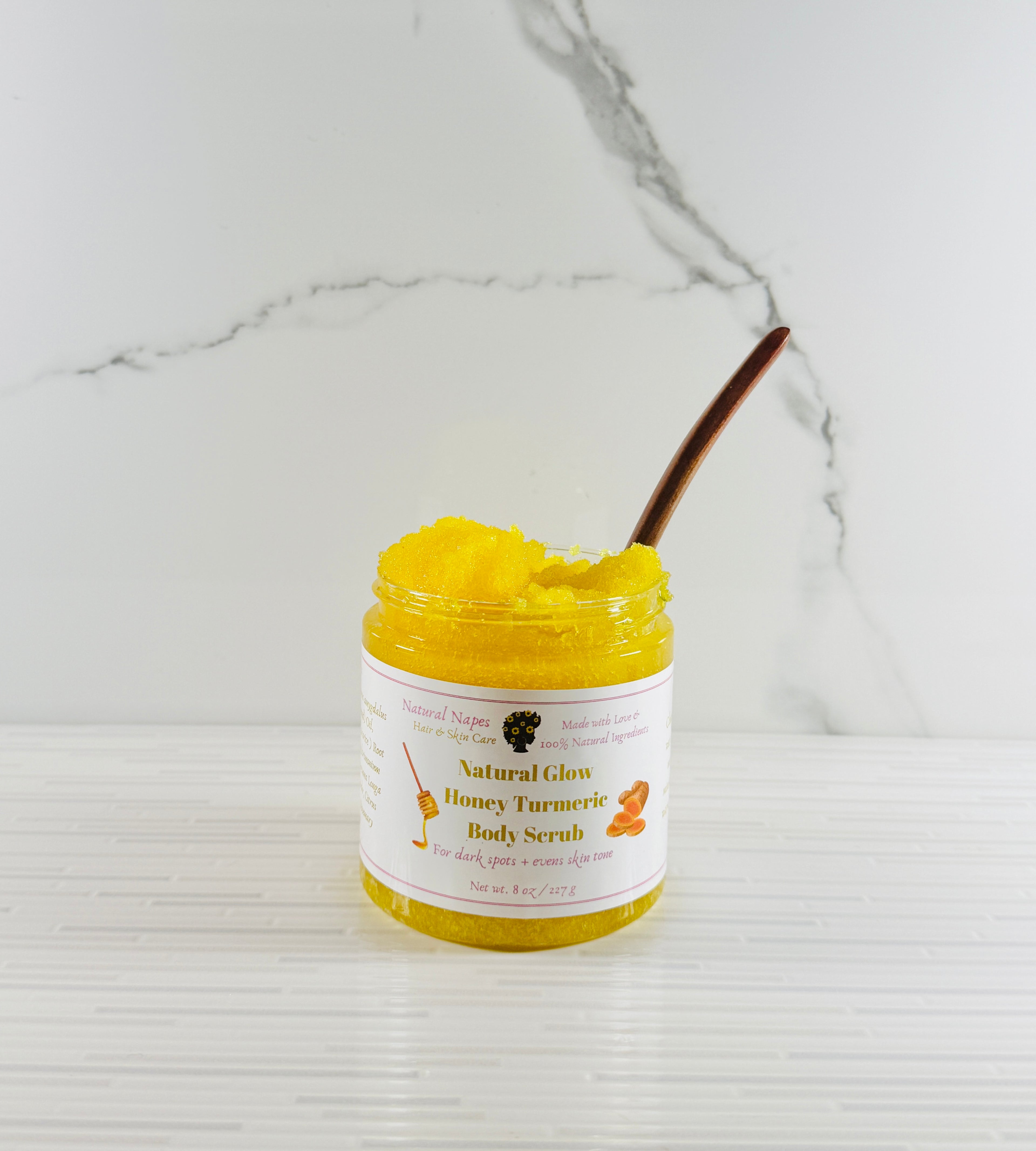 Natural Glow Honey Turmeric Body Scrub
