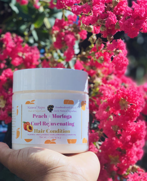 Peach + Moringa Curl Rejuvenating Hair Conditioner - Natural Napes